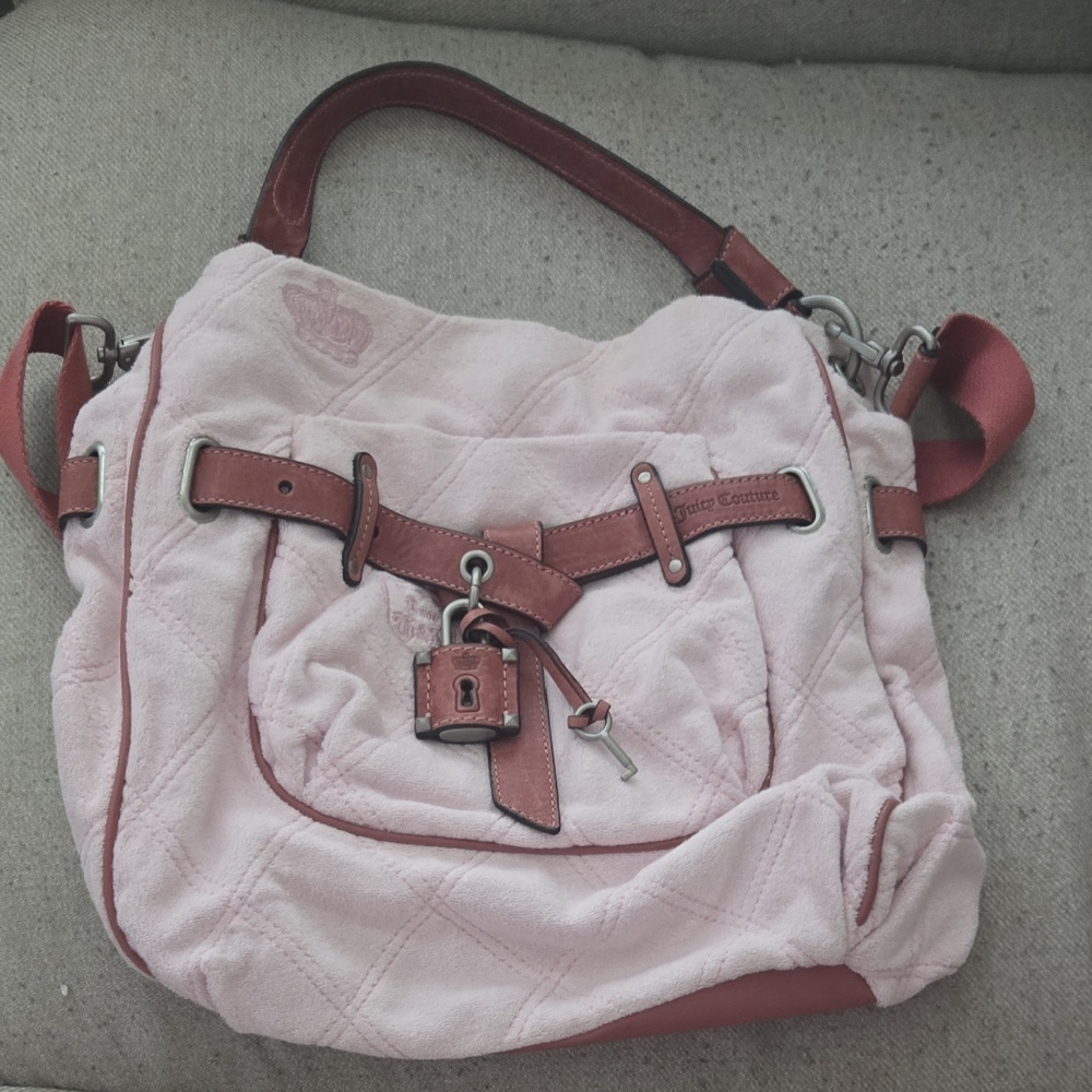 Juicy Couture Vintage Quilted Terry Shoulder Bag